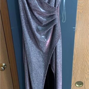 Metallic/ Iridescent formal dress